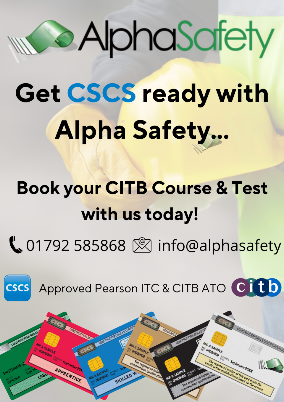 Alpha Safety becomes the new home of the CITB HS&E Test!