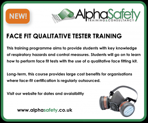 Alpha Safety Launch Face Fit Tester Course image